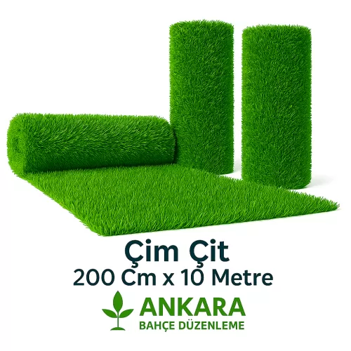 200 Cm Yükseklik 10 Metre Uzunluk Çim Çit